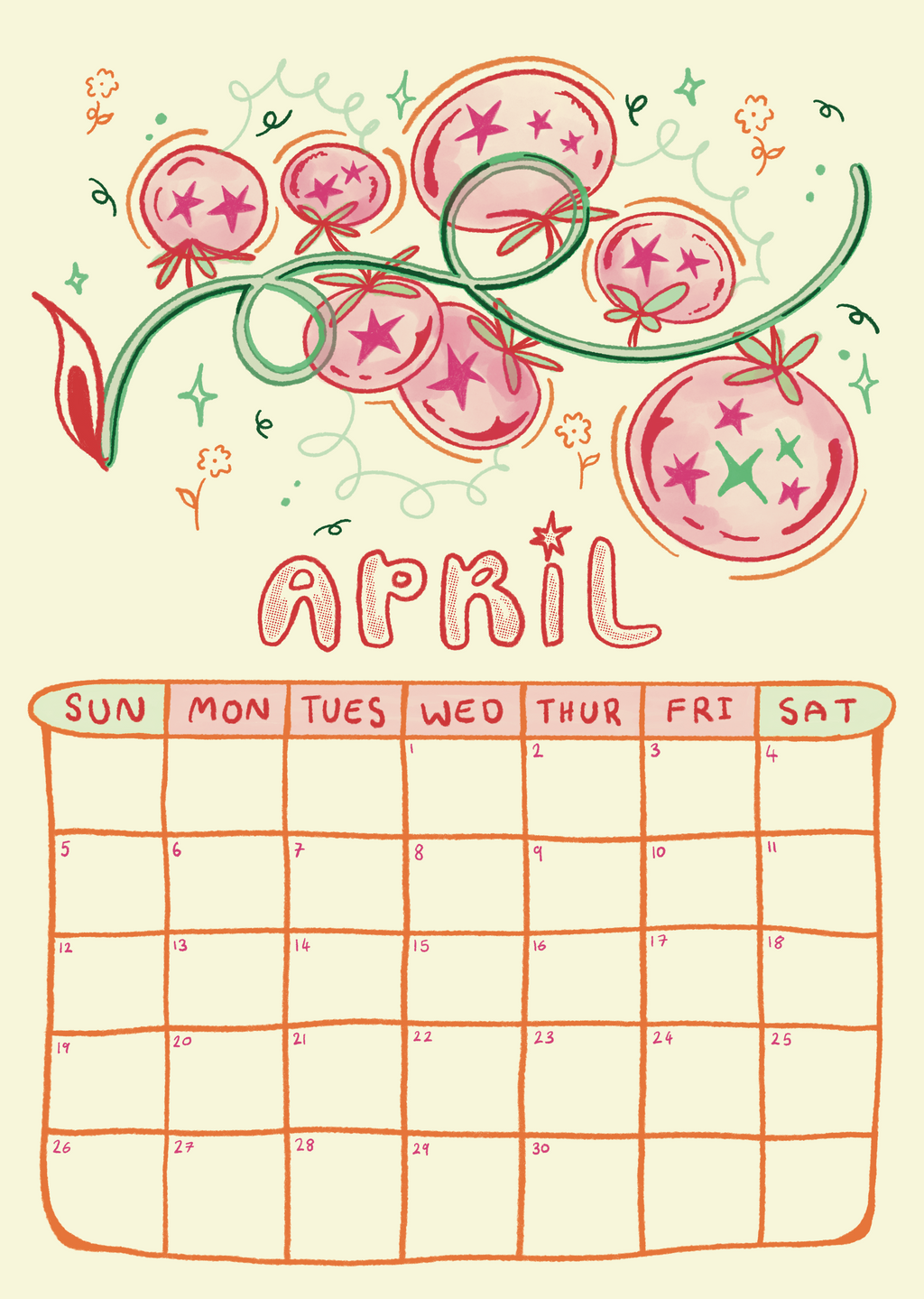 ★ 2026 Calendar ★