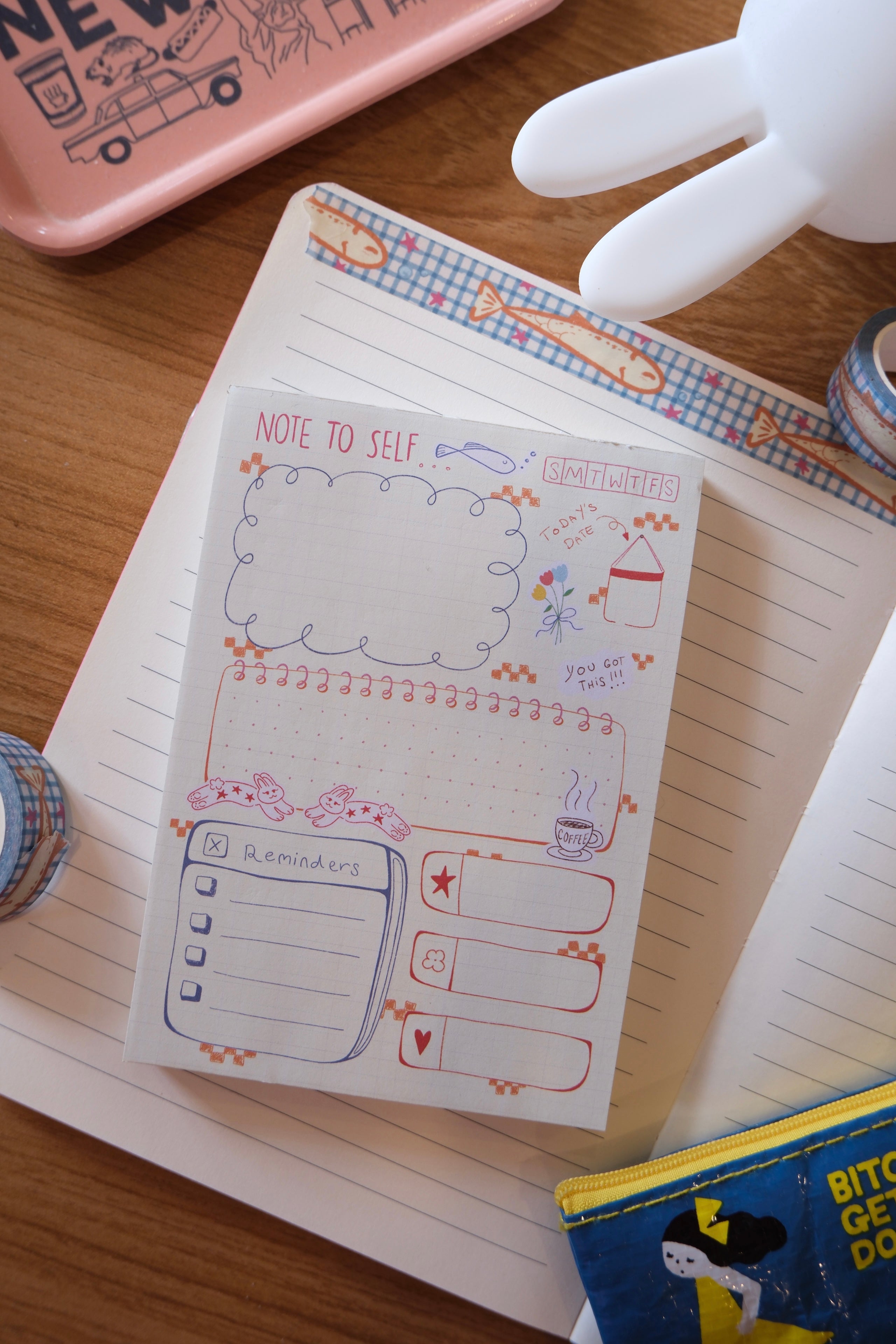 A6 Note to Self Notepad