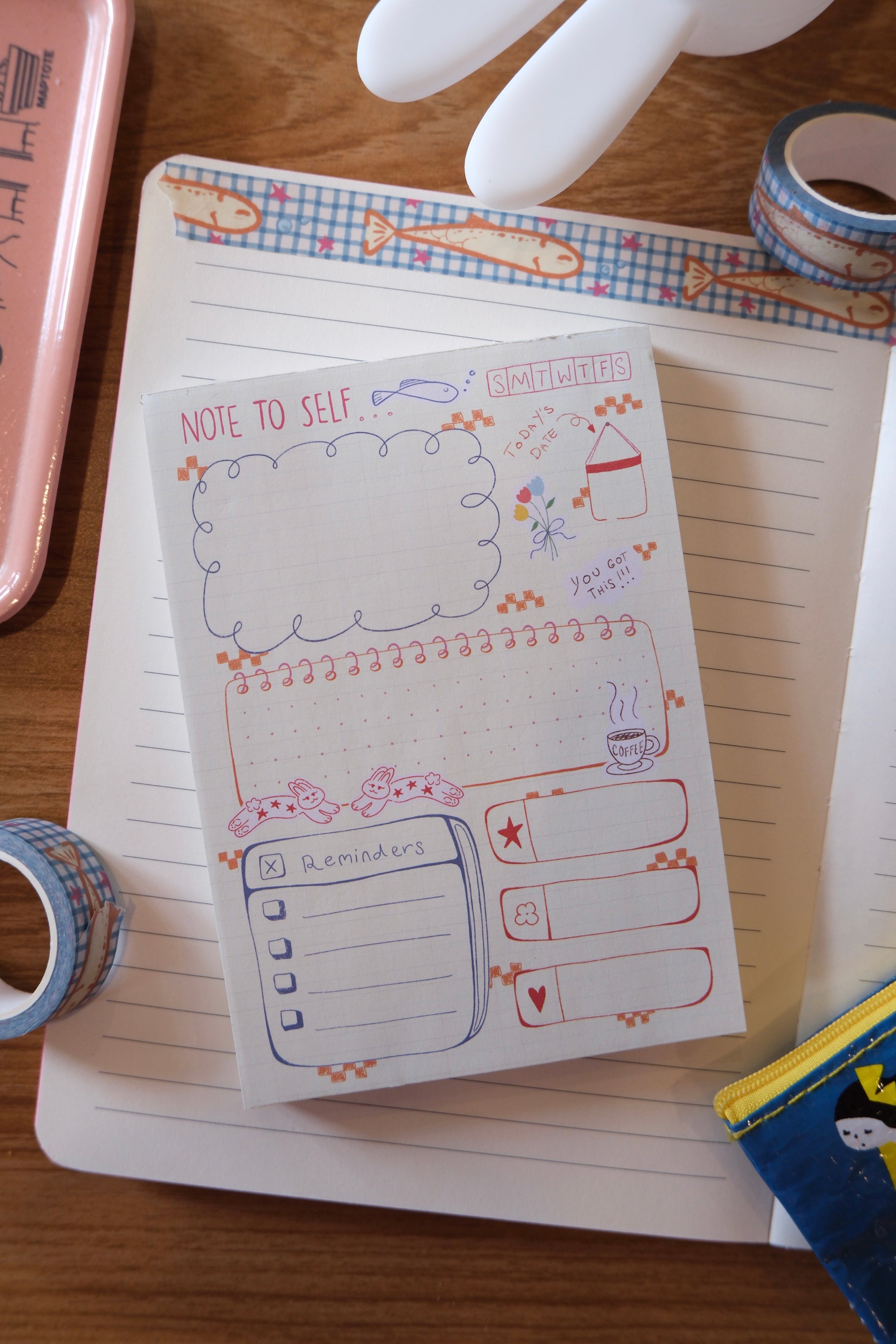 A6 Note to Self Notepad