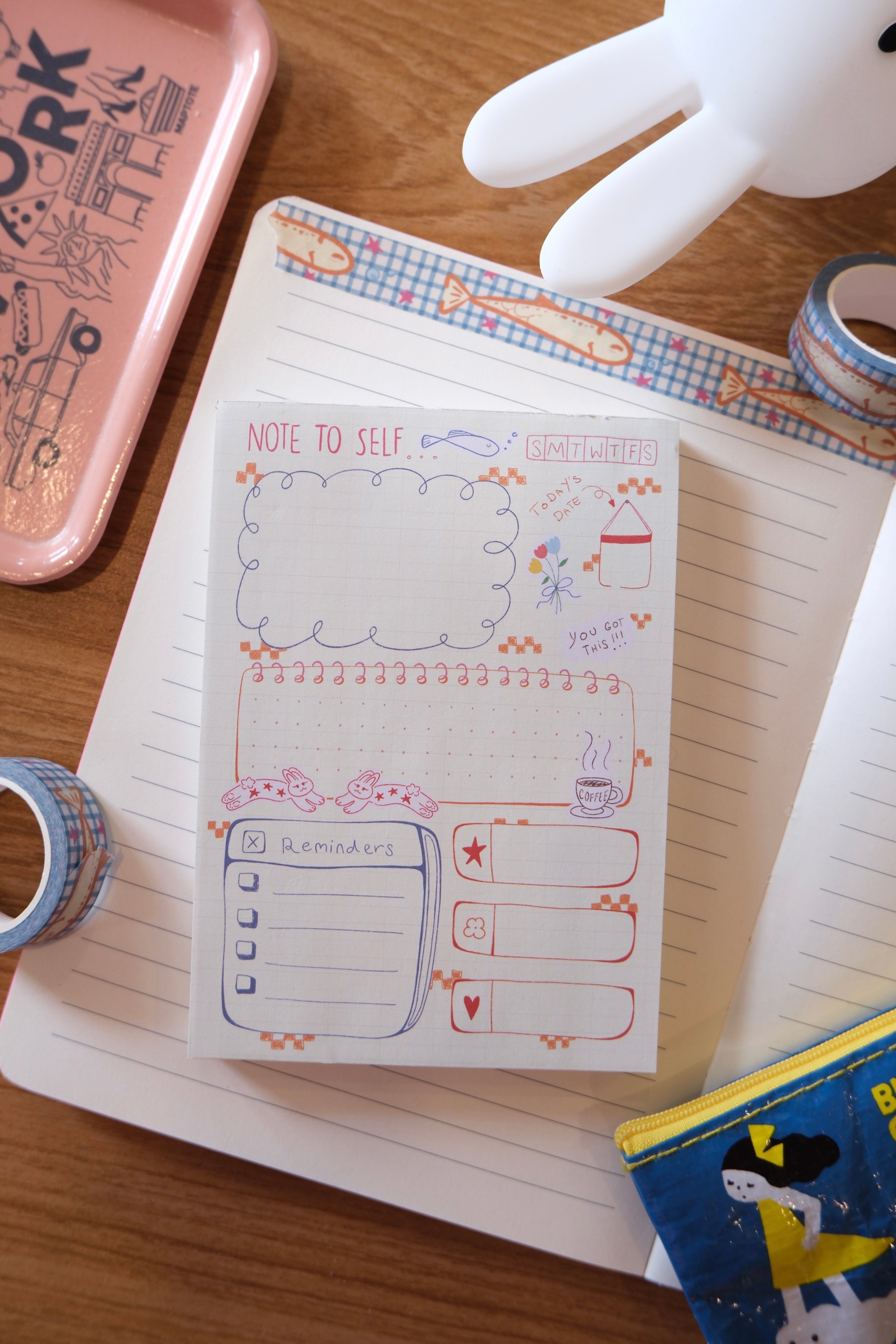 A6 Note to Self Notepad