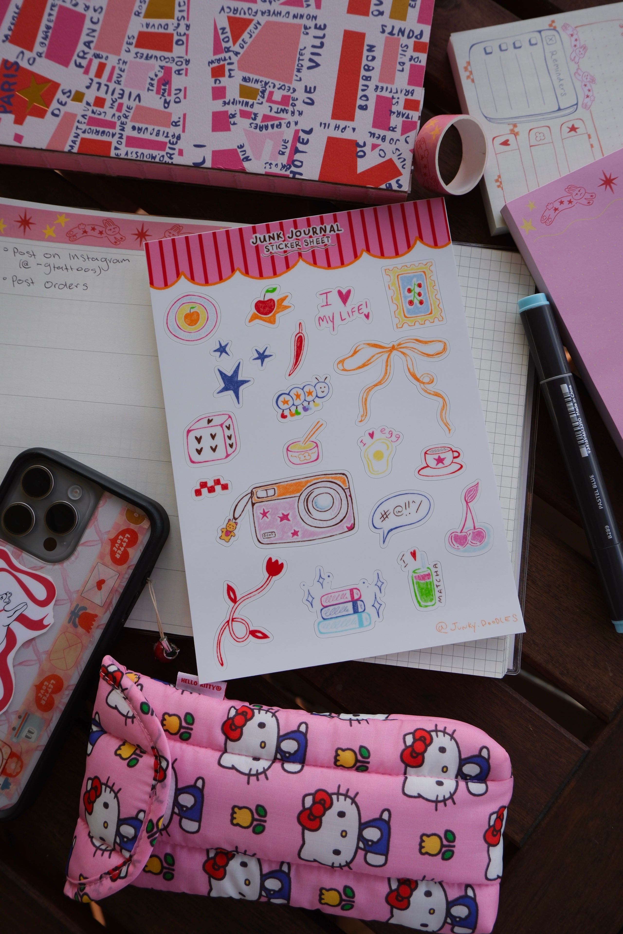 Junk Journal Sticker Sheet