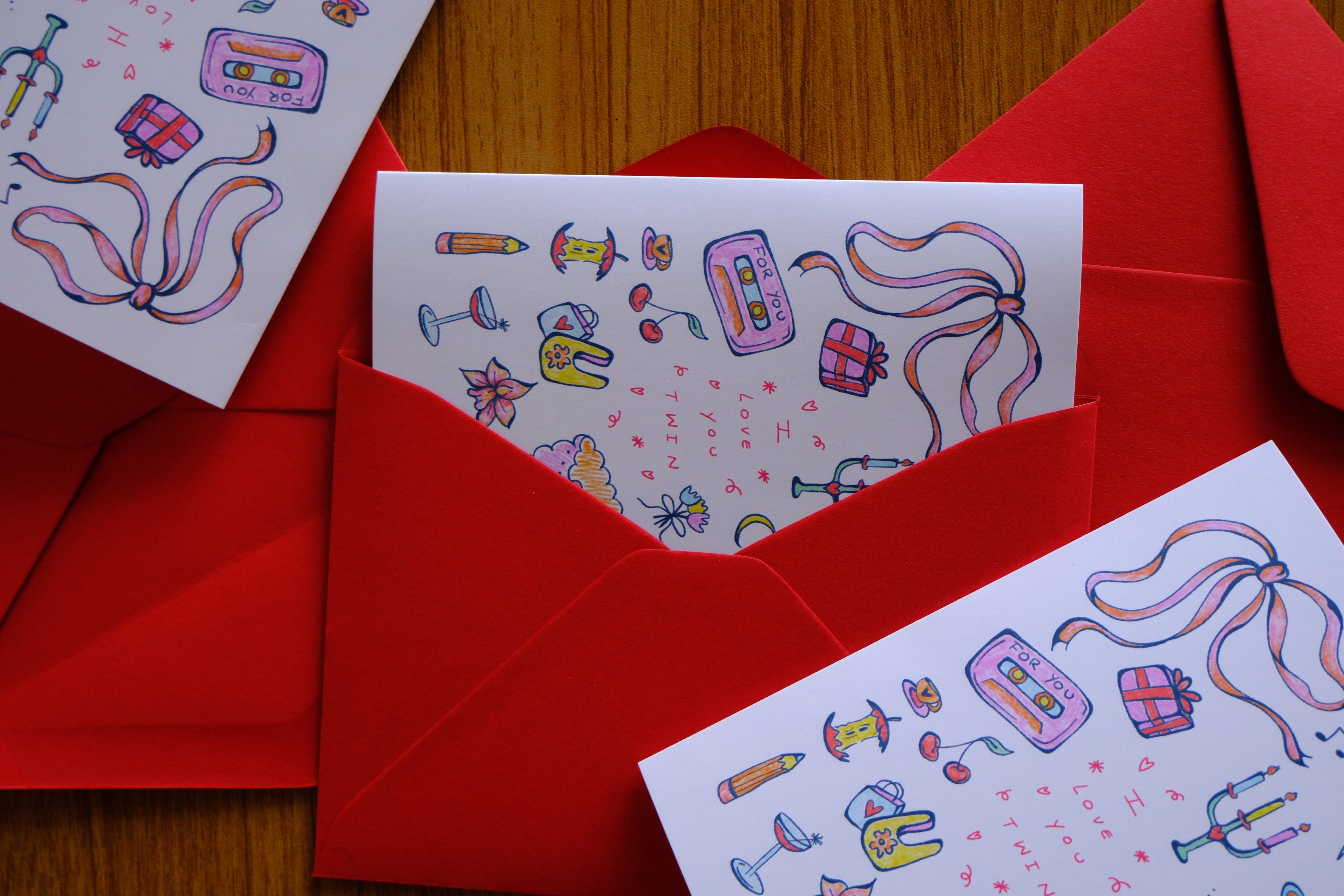 Valentine's Day ILY Twin Card