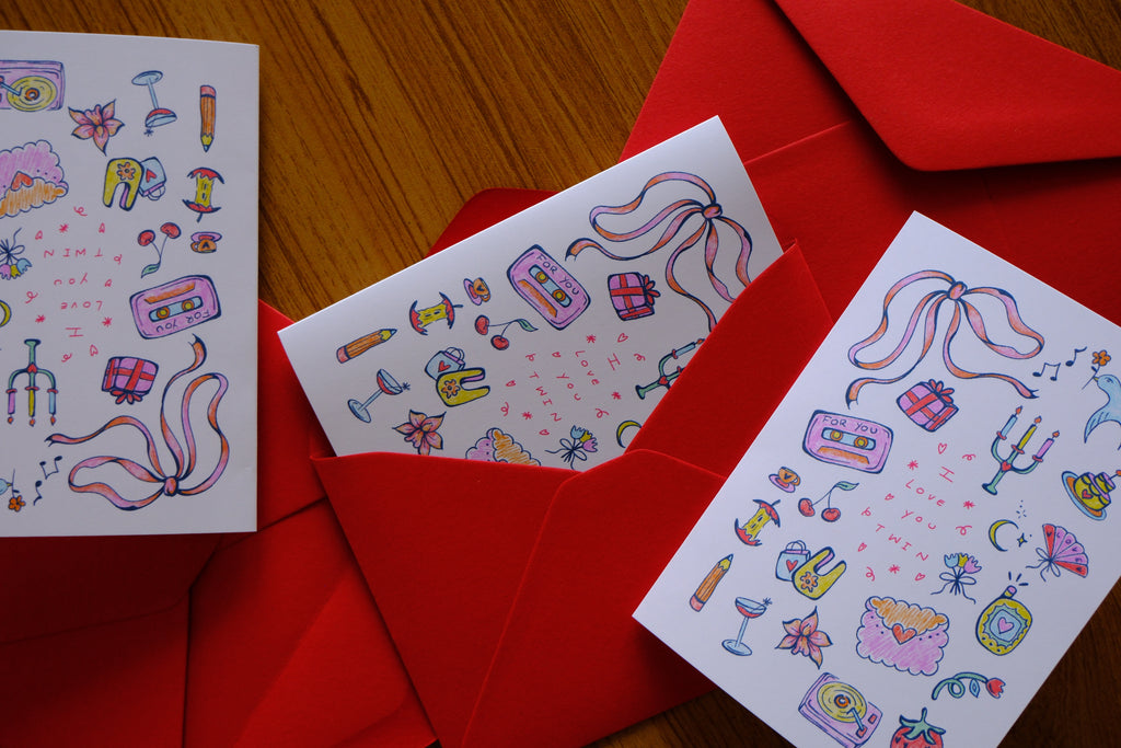 Valentine's Day ILY Twin Card