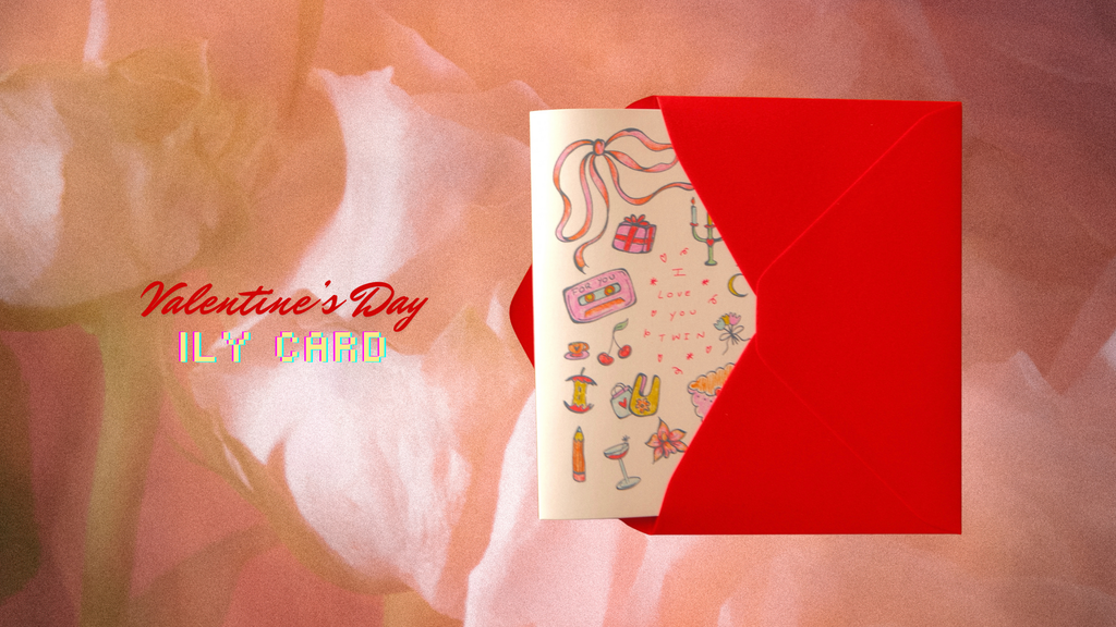 Valentine's Day ILY Twin Card